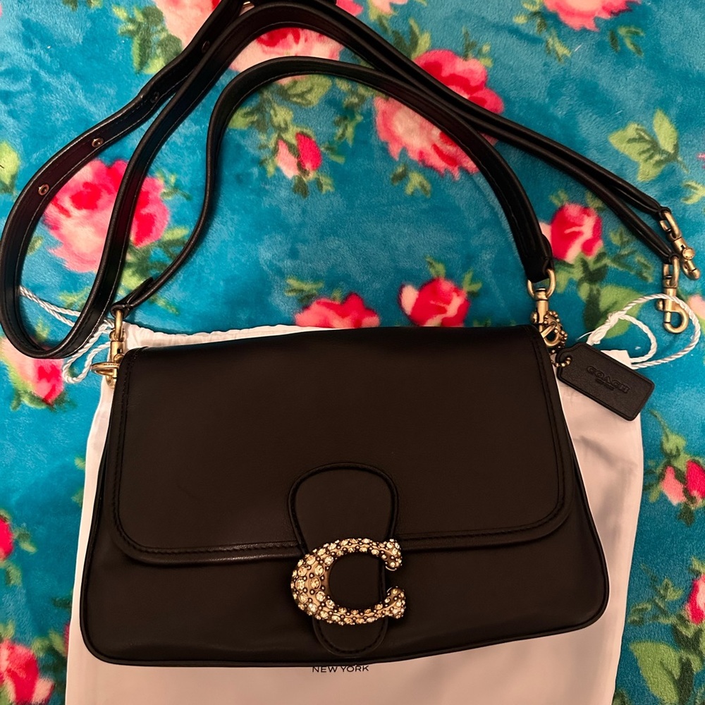 🖤NEED GONE🖤 Coach Soft Tabby with Rhinestones